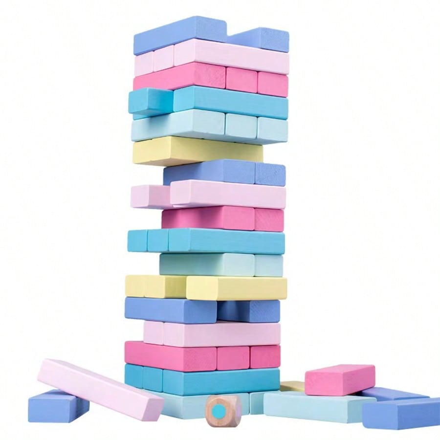 Kids Education Number - Jeu de construction en bois, tour