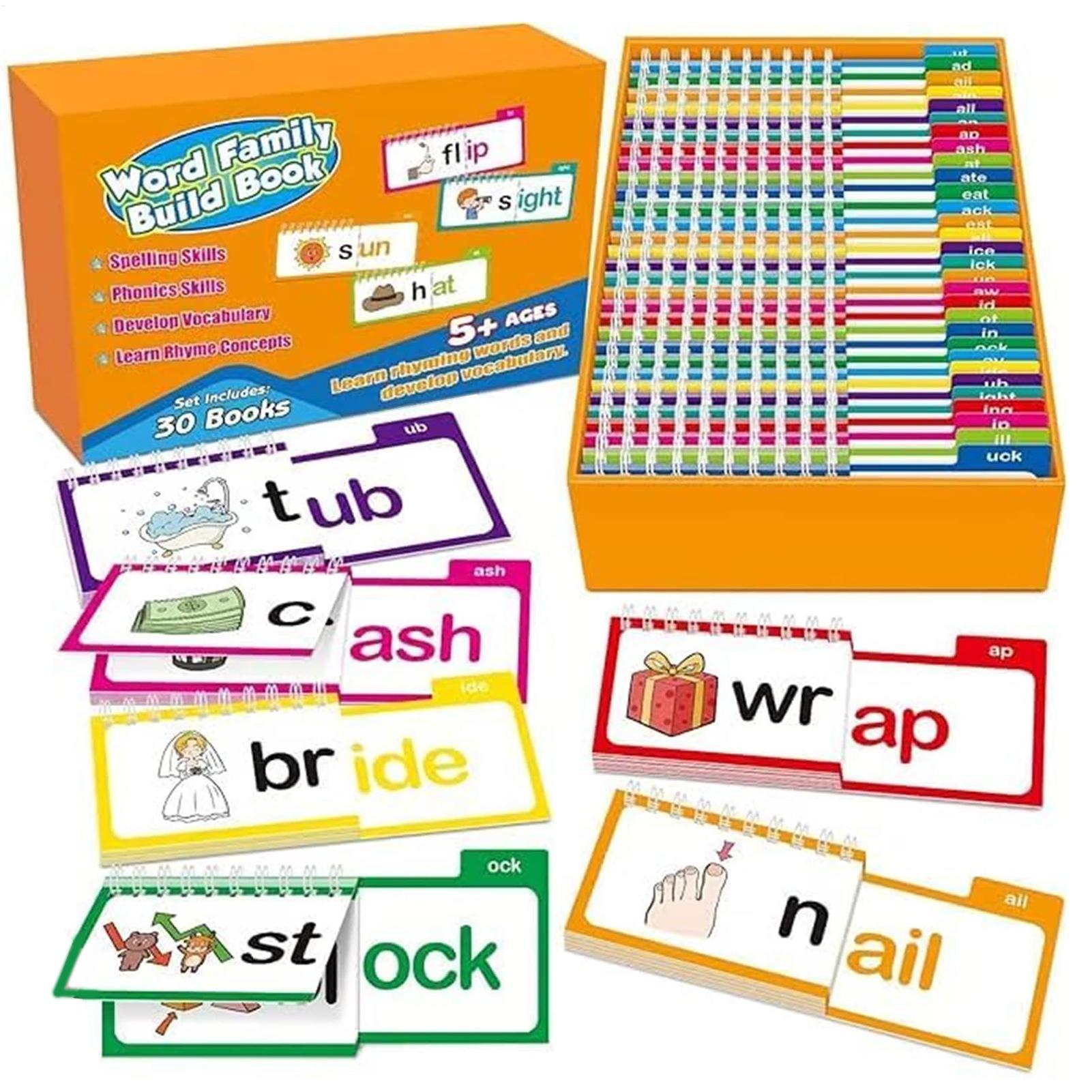 Kids Education Rhymes - NOUVEAU Livre de lecture 30 cartes