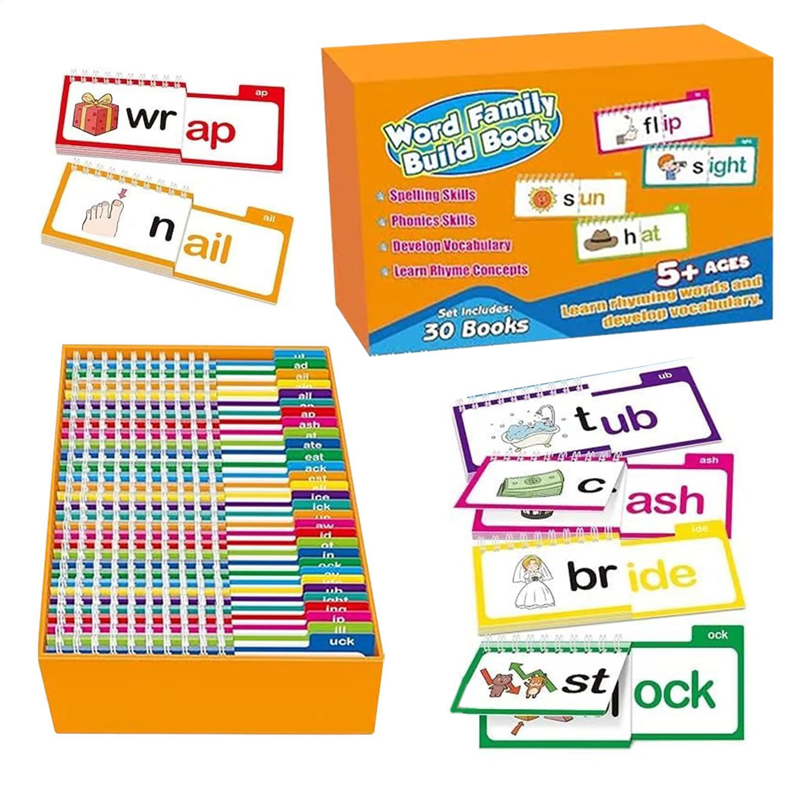 Kids Education Rhymes - Cartes de lecture 30 cartes flash