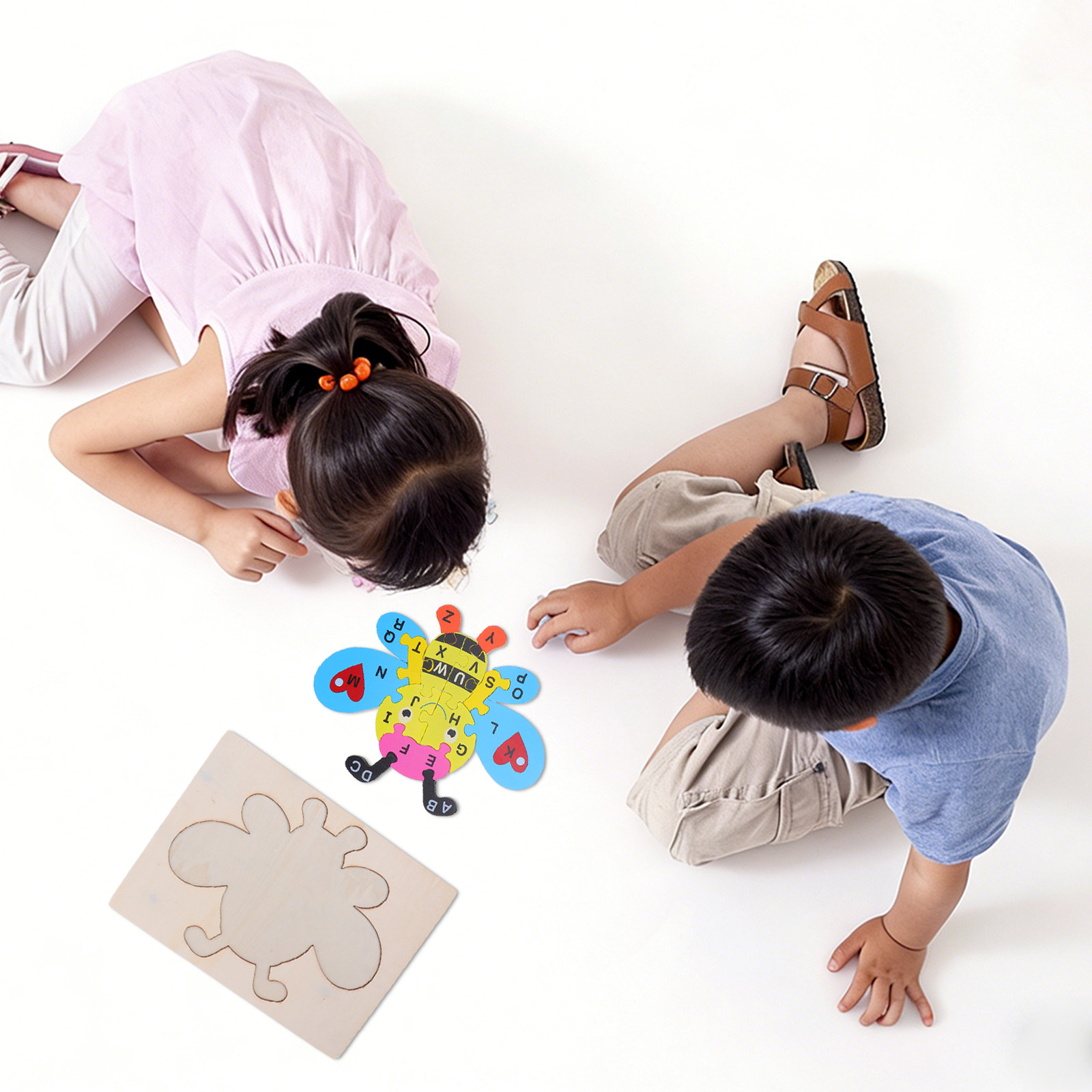 1 jeu de puzzle en bois avec l - Abc Kids Early Education avis et prix