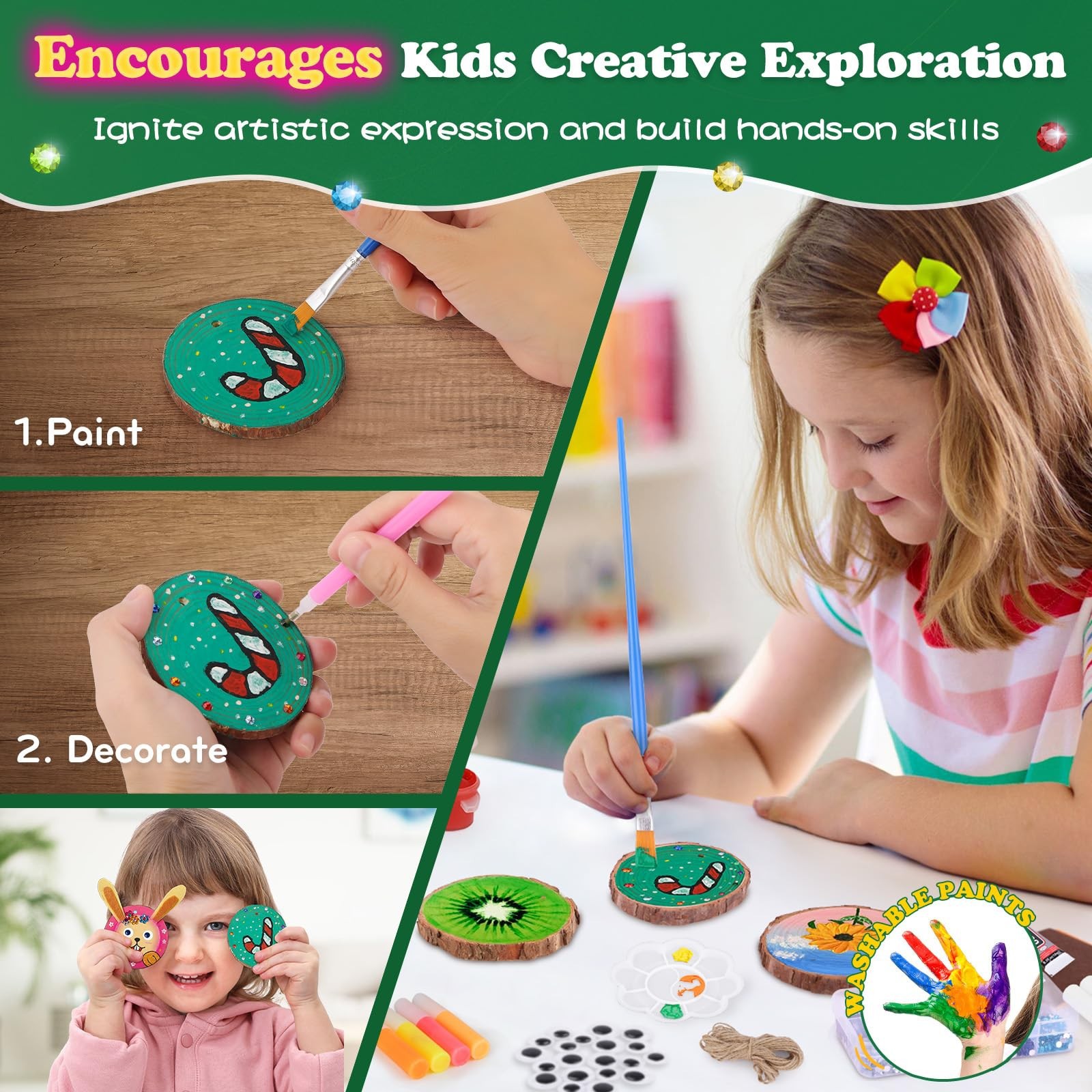 Kit de peinture sur bois qui b - Kids Education Activities avis et prix