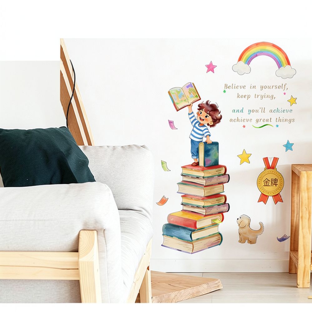 Autocollant mural avec des phr - Kids Education Motivation avis et prix